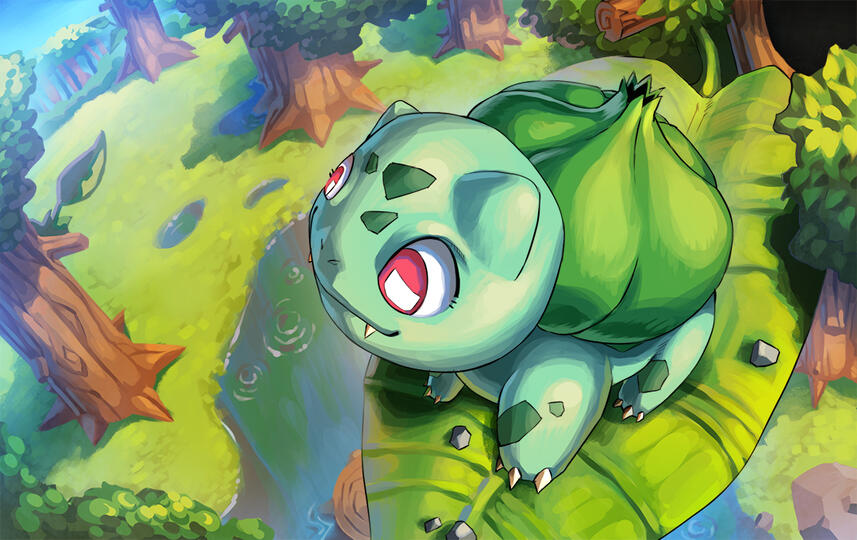 Bulbasaur - Pokémon TCG Illustration Contest 2022 Entry