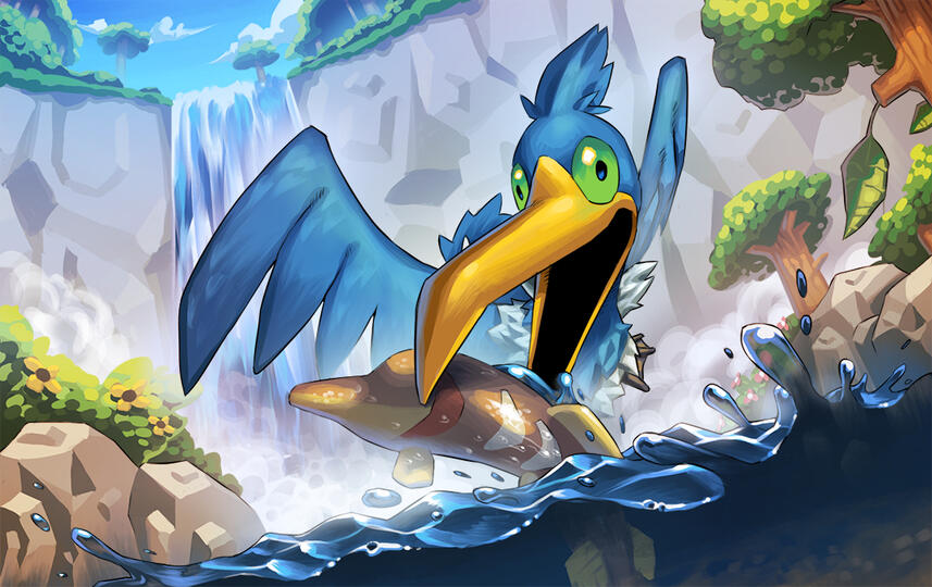 Cramorant - Pokémon TCG Illustration Contest 2022 Entry